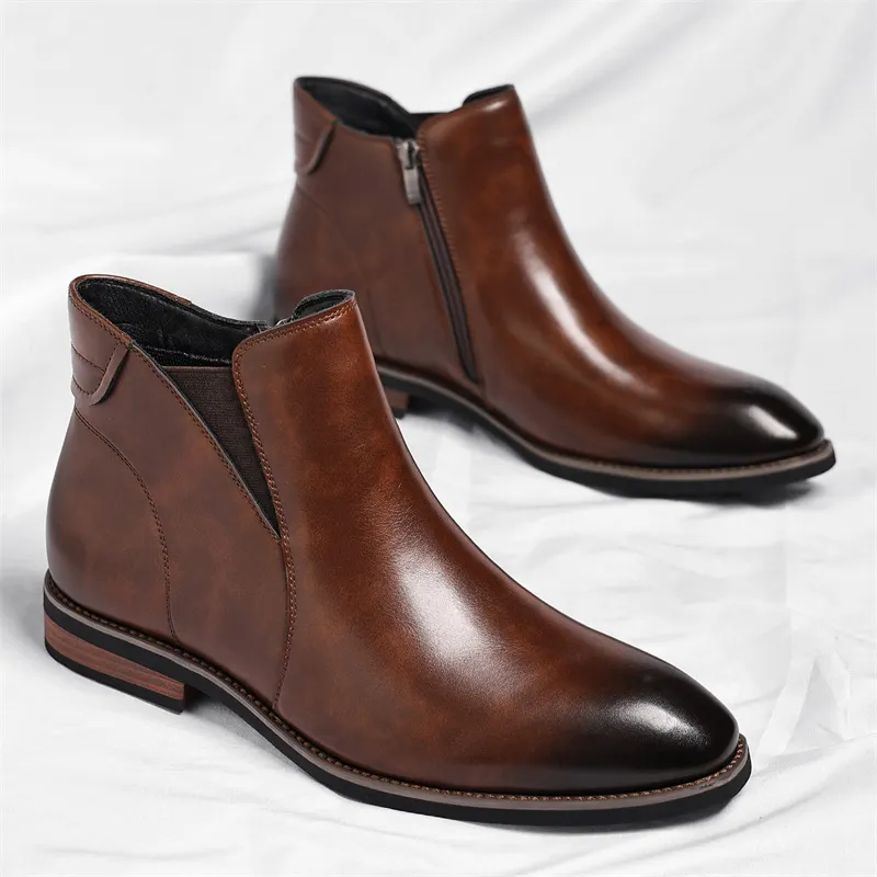 Men's Leather Chelsea Boots &ndash; Smart-Casual Slip-On Boots &ndash; view 2