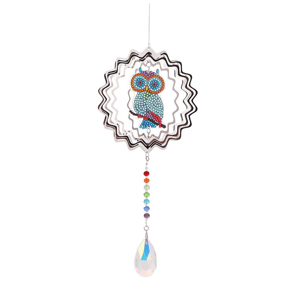 3D Wind Chimes DIY Point Drill Diamond Painting Crystal Wall