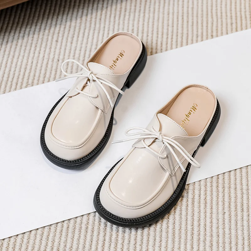 Baotou Half Slippers Women Outer Wear Thick Bottom-PABIUYOU- Women's Fashion Leader
