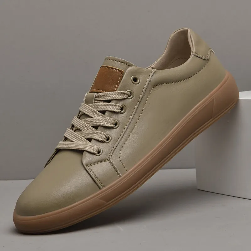 Men's Minimalist Leather Trainers &ndash; Clean Everyday Style &ndash; view 2