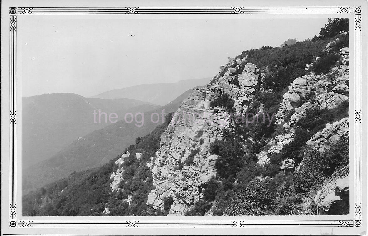 AMERICAN TERRAIN Vintage FOUNDGRAPH Photo Poster painting bw LANDSCAPE Original 011 15 R