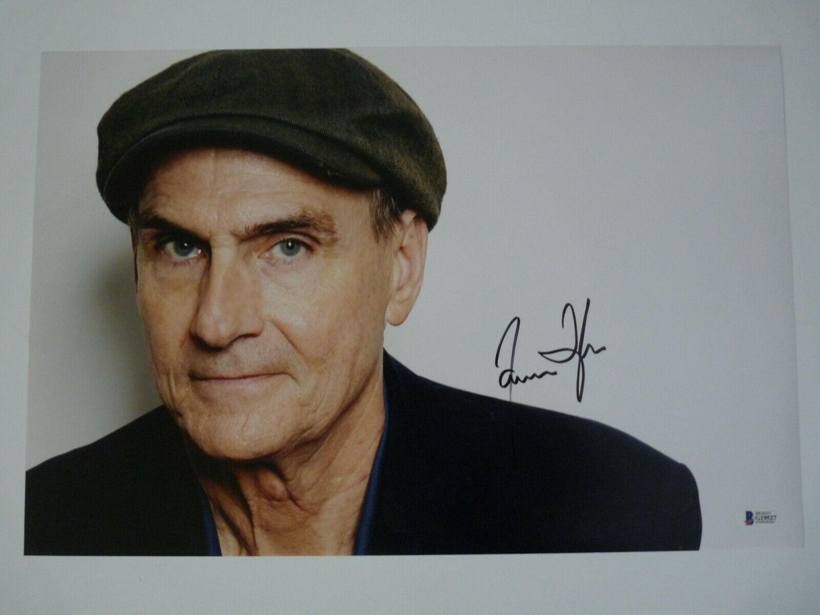 James Taylor Signed Autographed 12x18 Photo Poster painting Beckett Certified #2