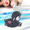 Grey Sheep DIY Beads Needlework Keychain Craft Mosaic Beads Embroidery Keyrings