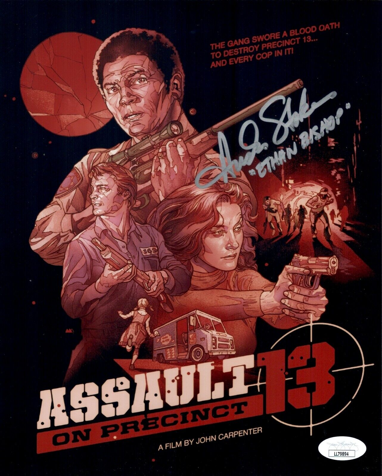 AUSTIN STOKER Signed ASSAULT ON PRECINCT 13 Photo Poster painting 8x10 Autograph JSA COA Cert