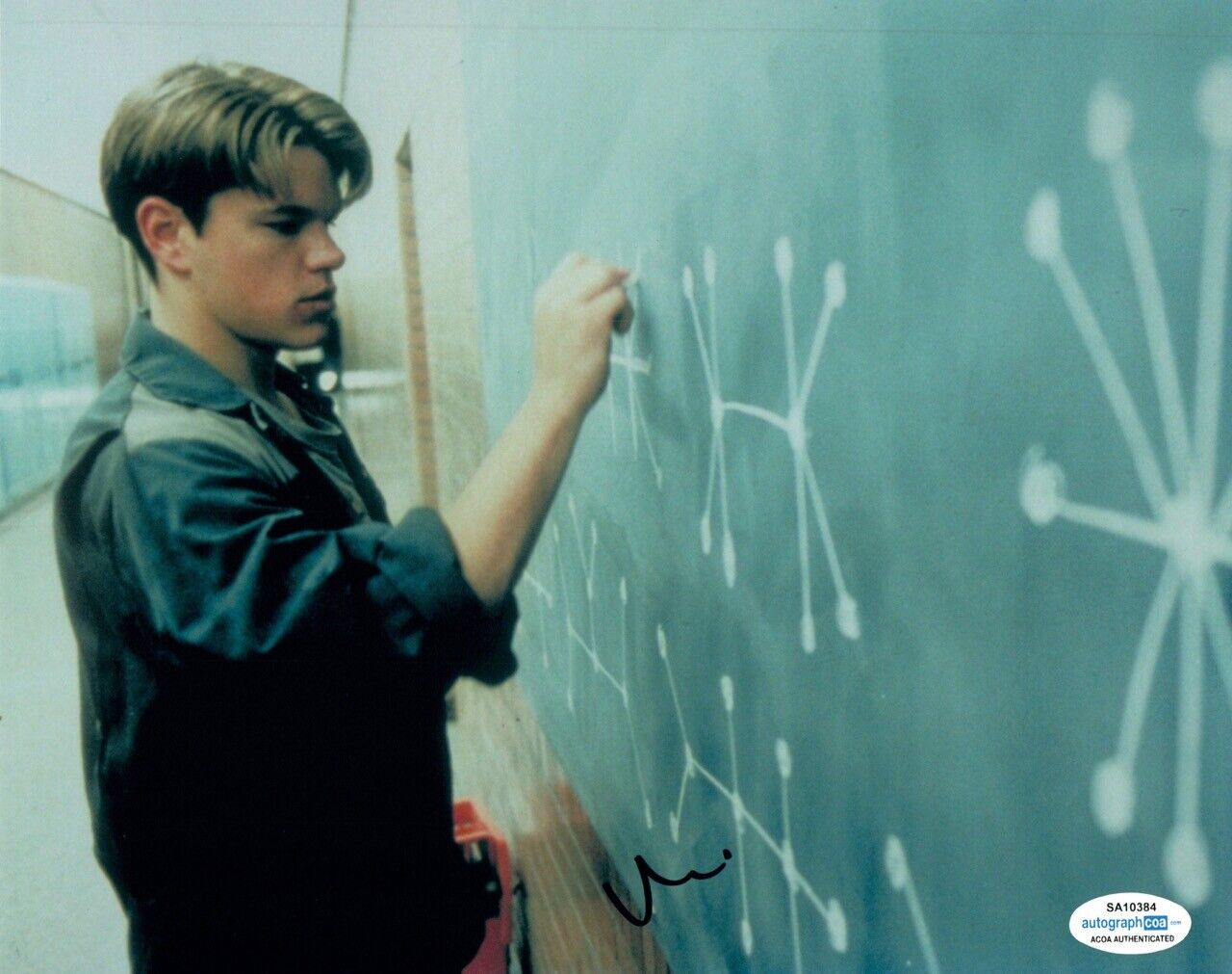 Matt Damon Signed Autographed 8x10 Photo Poster painting Good Will Hunting COA ACOA