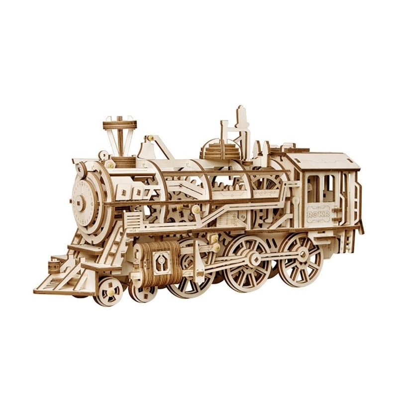 rokr wooden train