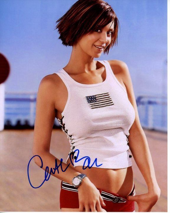 CATHERINE BELL signed autographed SEXY BIKINI JAG SARAH MACKENZIE 8x10 Photo Poster painting