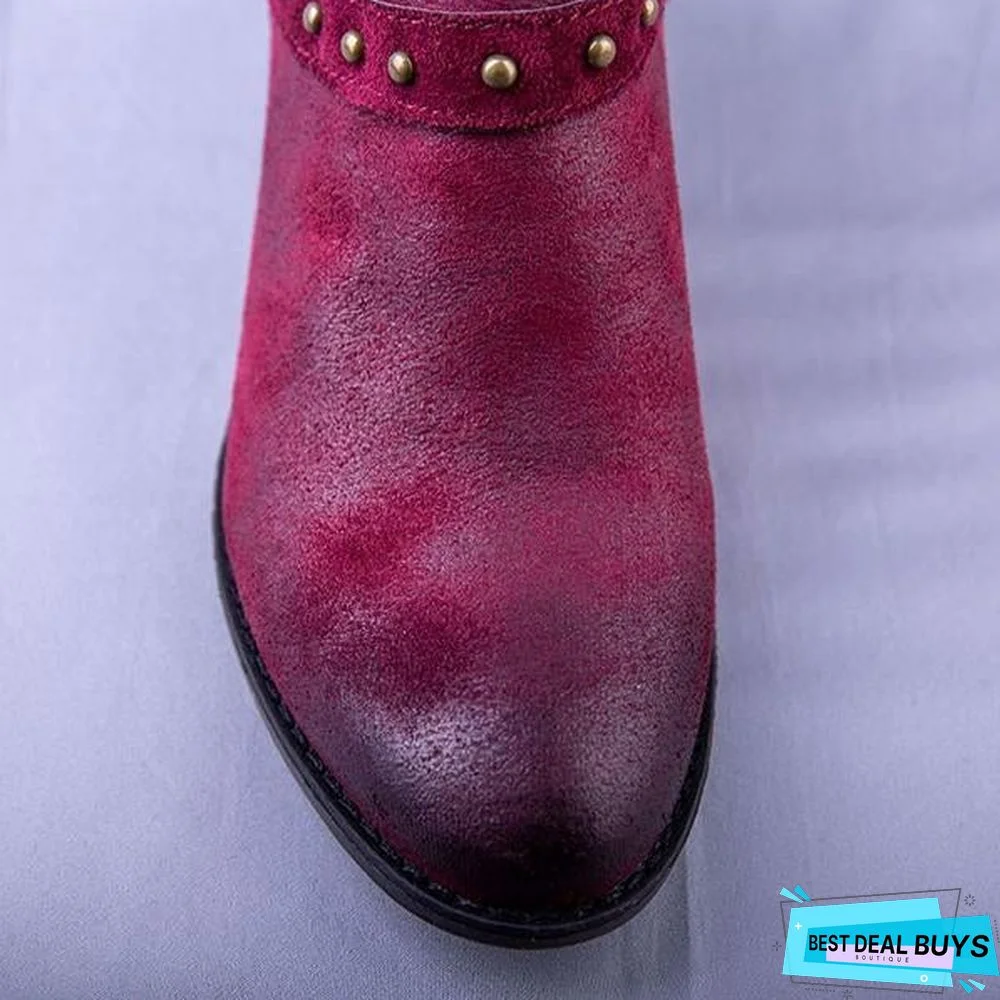 Vintage Style Women Martins Boots