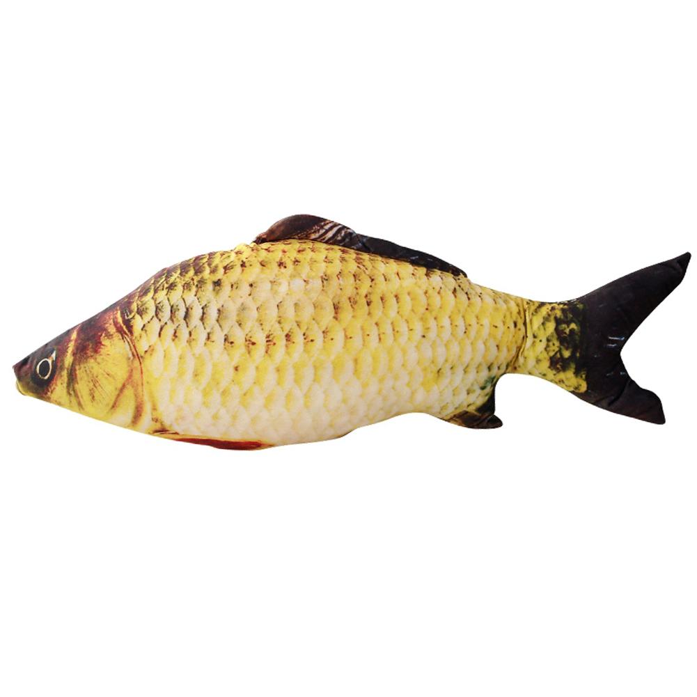

Pet Cat Artificial Plush Fish Catnip Simulation Fish Pillow Kitten Toy 20cm, Carp., 501 Original