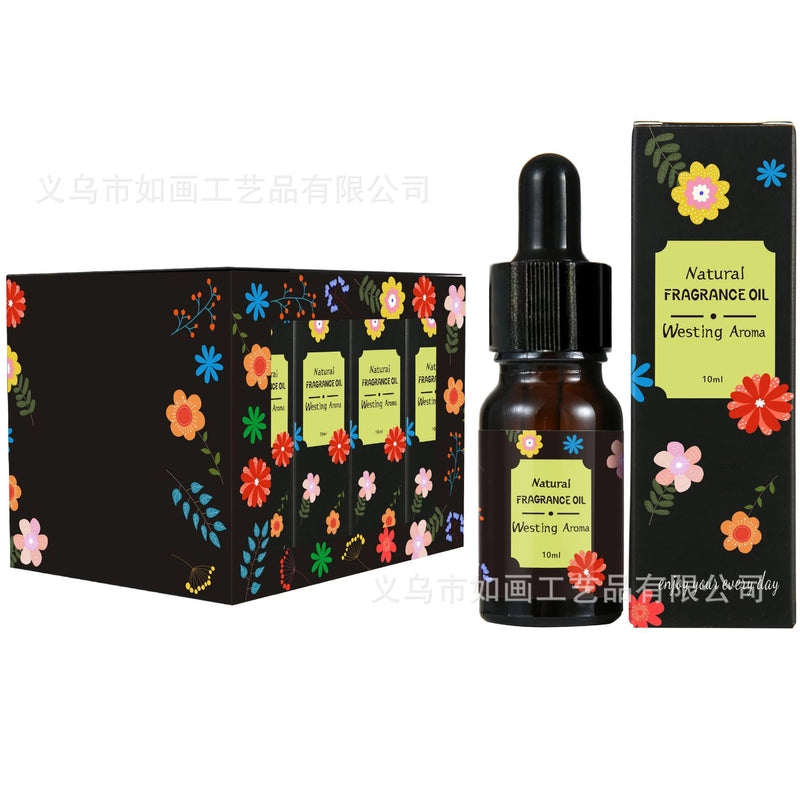 12 Pieces Humidifier Diffuser Dropper Aromatherapy Essential Oil Bedroom Relaxation Soothing Fragrance Source Factory 24 Flavor Plant Essential Oil