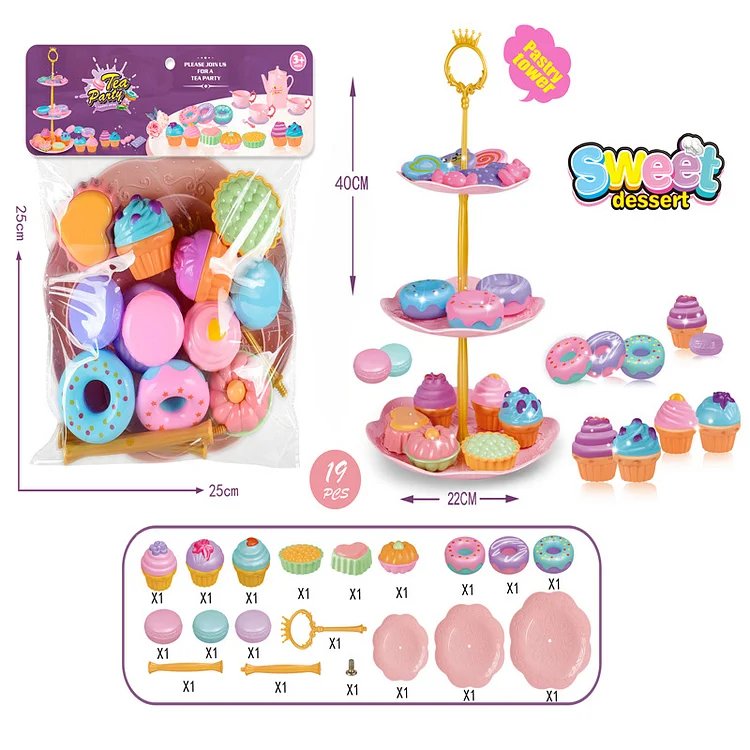 Pretend Play Food Set 19PCS/35PCS