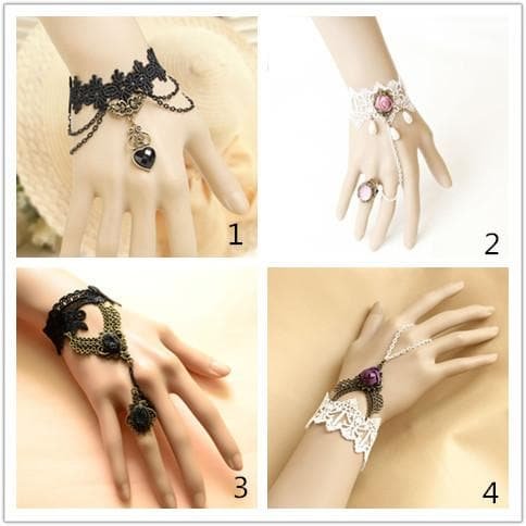 Gothic Lolita Lace Bracelet SP179652