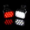 LED Bicycle Front Light USB Rechargeable Cycling Headlight Waterproof Rear Light