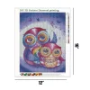 Cartoon Owl  | Full Round Diamond Painting Kits