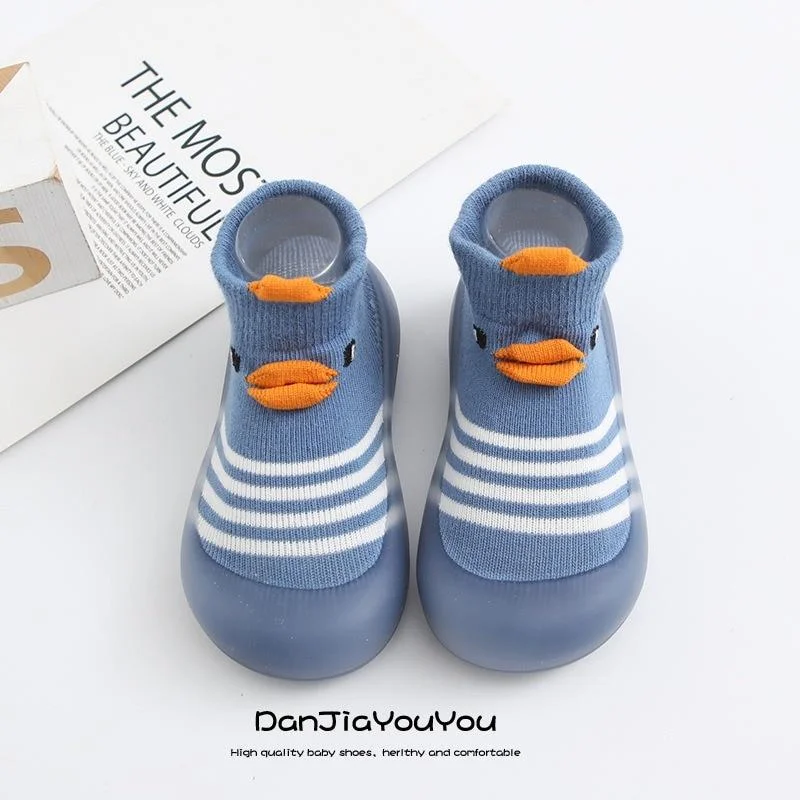 Baby Boy Girl Shoes Autumn Winter Spring Infant Nonslip Sock Kid Soft Rubber Sole Sock Toddler Shoes Anti-slip Floor Socks Shoes