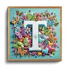 Butterfly Flower T 5D Partial Drill DIY Diamond Painting Kit 30*30cm
