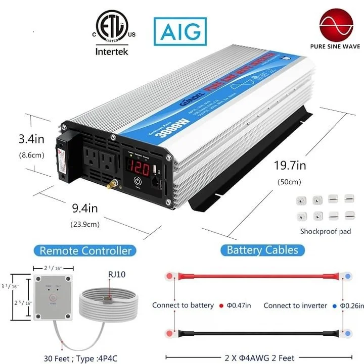 Cina Inverter A Onda Sinusoidale Pura Con Doppie Prese CA Produttori Fornori Fabbrica - Foto 8
