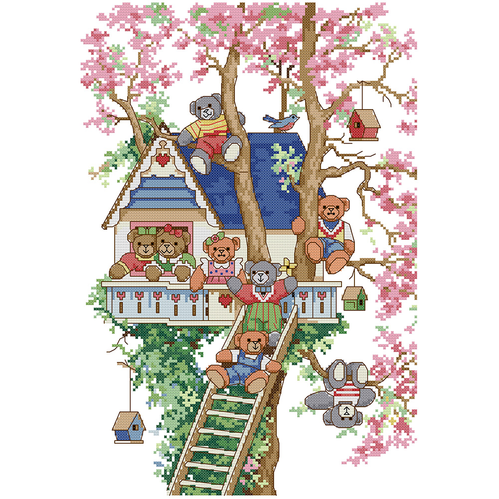 

31*43CM - 14CT Stamped Cross Stitch-Cartoon Series, 501 Original