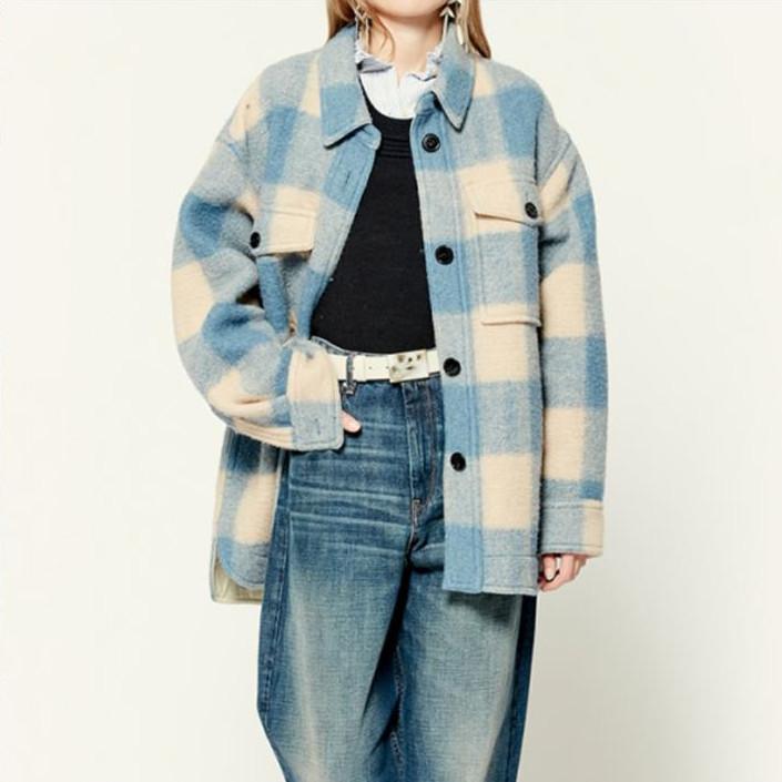  thdmladies French Cashmere Lattice Coat thedmladies