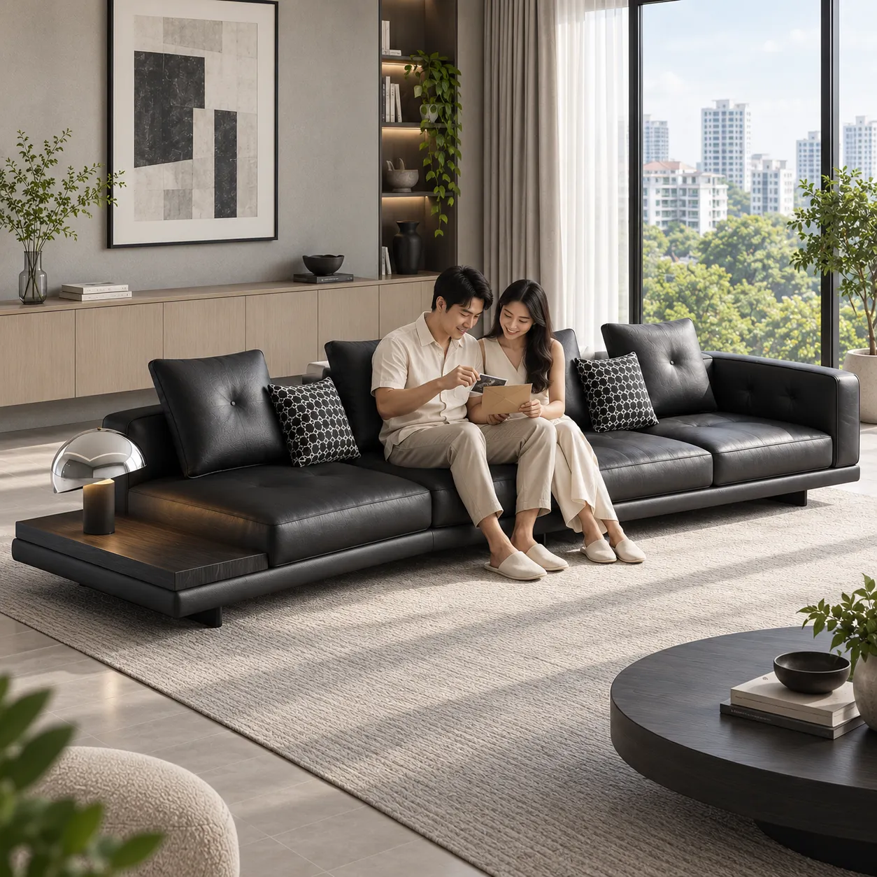 Dylan Platform Sofa - Black — Everyday living