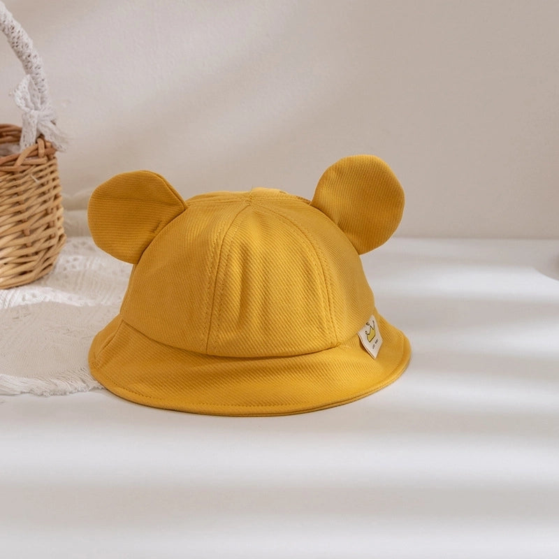 Children Unisex Cute Minimalist Bear Bucket Hat
