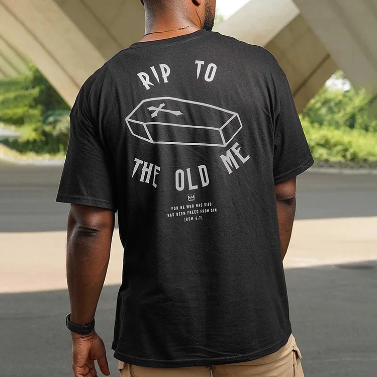 Rip The Old Me Graphic Print T-Shirt
