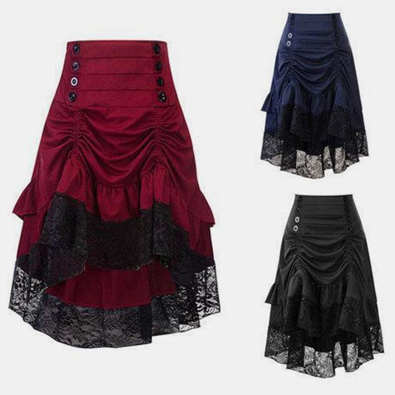 Irregular Lace Skirt