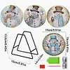 4PCS Diamond Painting Placemats Insulated Dish Mats | Snowman