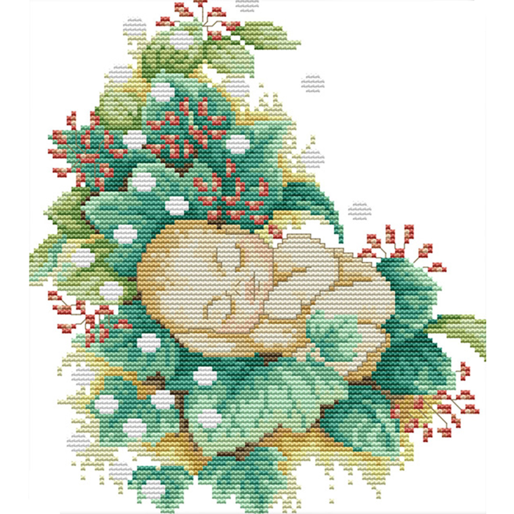 

Doll - 14CT Stamped Cross Stitch - 28*26CM, 501 Original