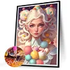 >SALE<5D DIY Full Round Drill Diamond Painting Candy Girl Home Decoration(V4979)