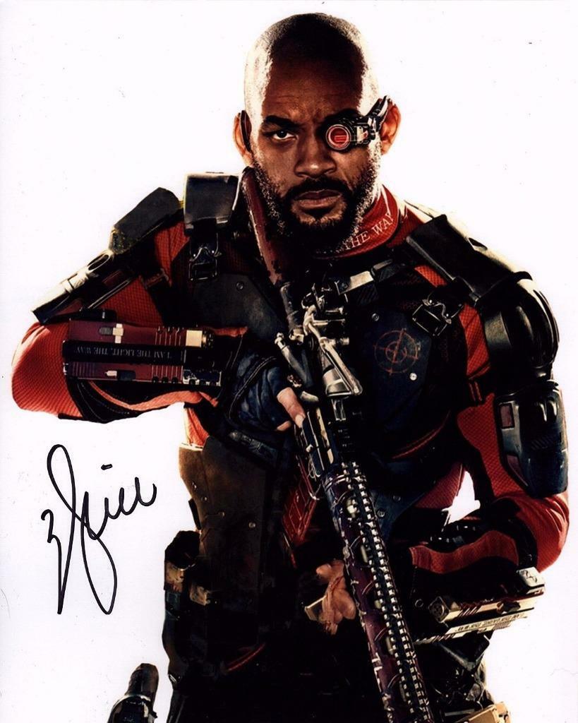 Will Smith Suicide Squad SIGNED AUTOGARPHED 10 X 8