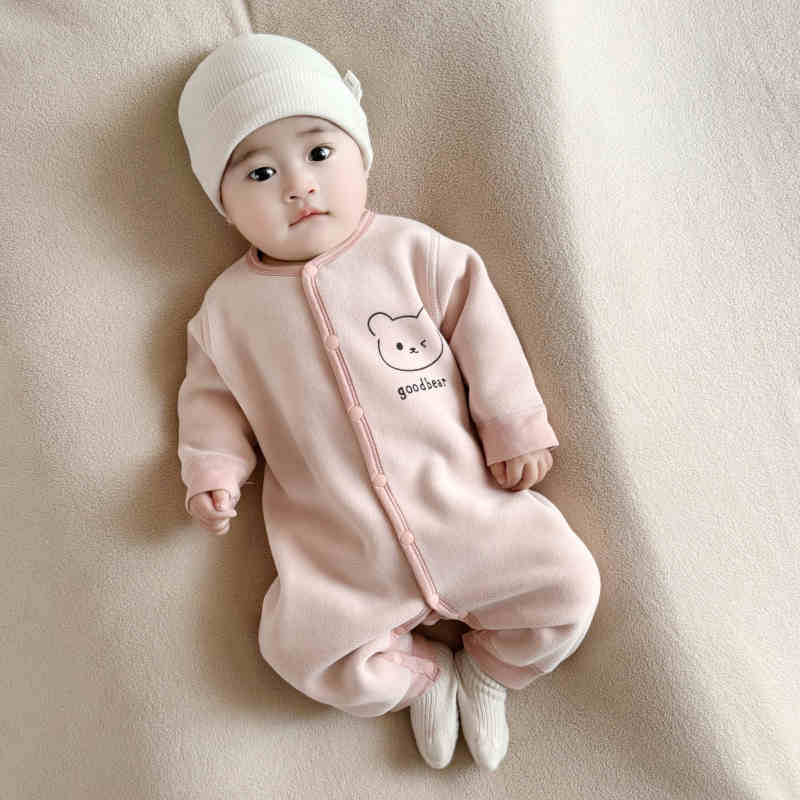 裏起毛 ファッション 動物柄 男の子 女の子 プレゼント ロンパース