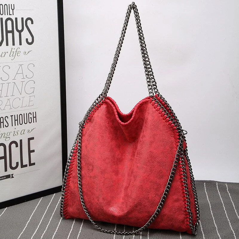 New Big Chain Shoulder Women's Bag Luxury Handbags High Quality Crossbody Designer Tote Bags for Women