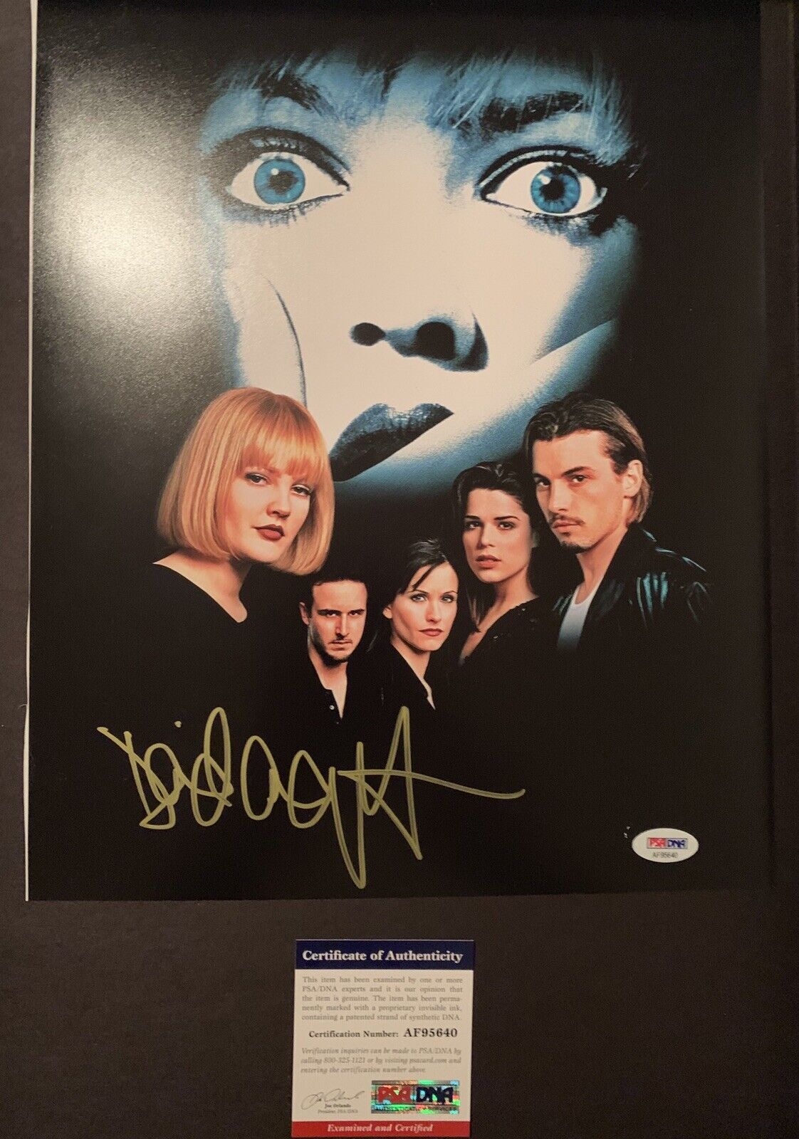 david arquette signed Photo Poster painting 11x14 Scream Psa