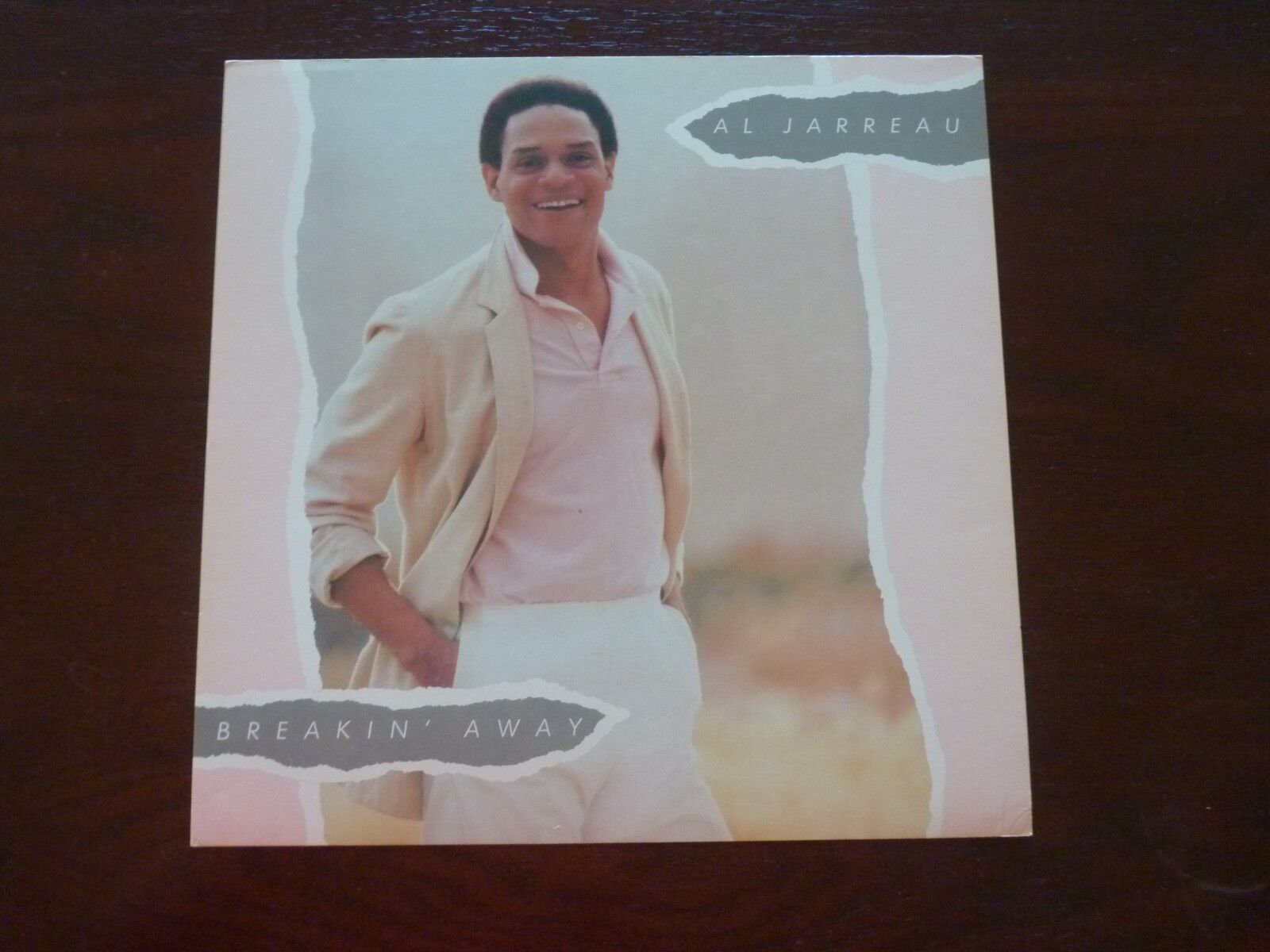 Al Jarreau Breakin' Away LP Record Photo Poster painting Flat 12x12 Poster