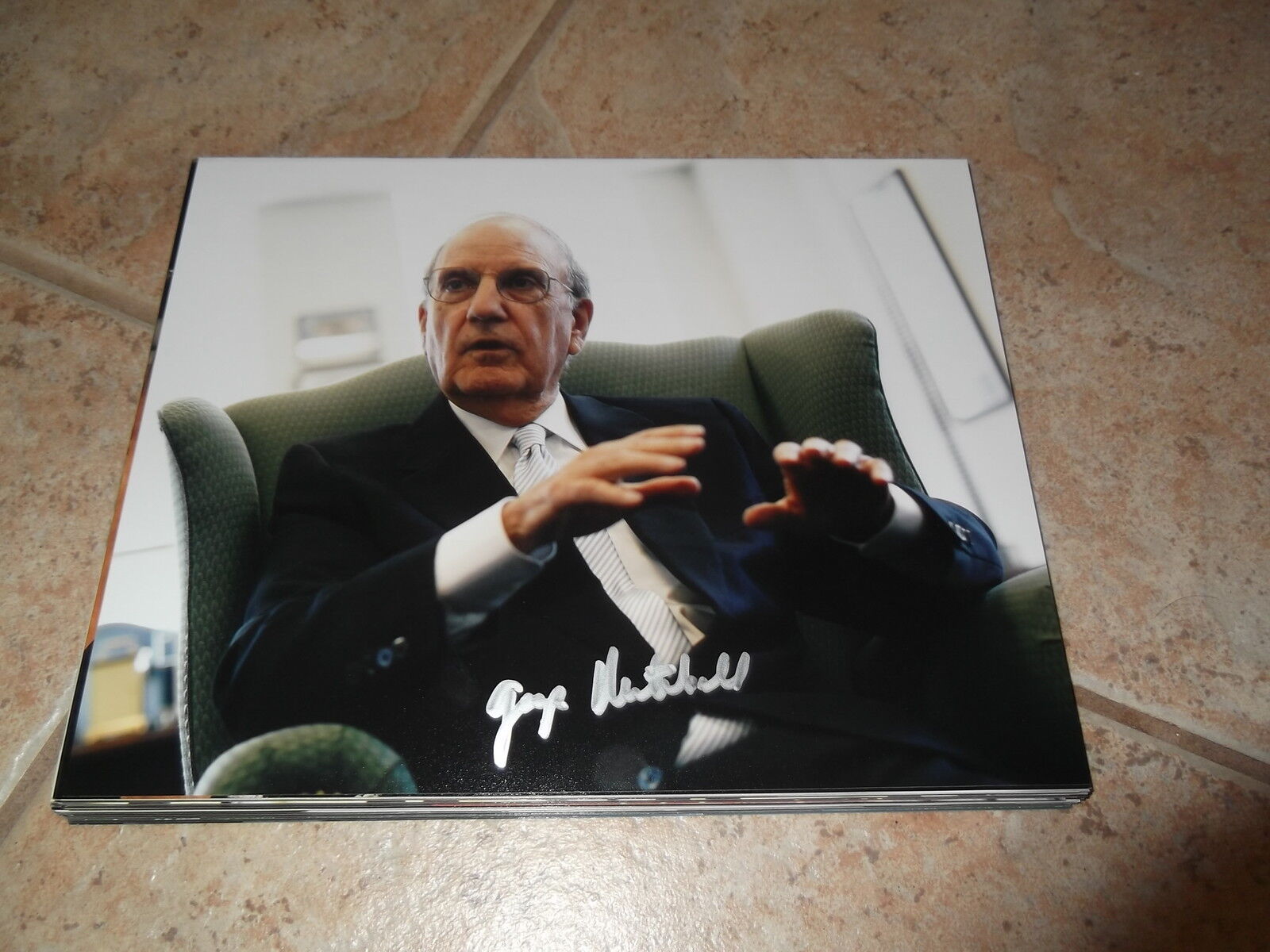 George Mitchell Report Signed Autographed Congress 8x10 Photo Poster painting