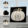 Pumpkin DIY Pearl Art Diamond Painting Kit for Adult Home Decor 25x25cm With Frame