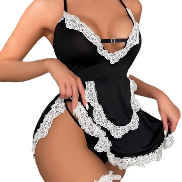 Churchf Sex Lingerie Sexy Lace Role-Playing Maid Maid Maid Maid Maid Sex Suit