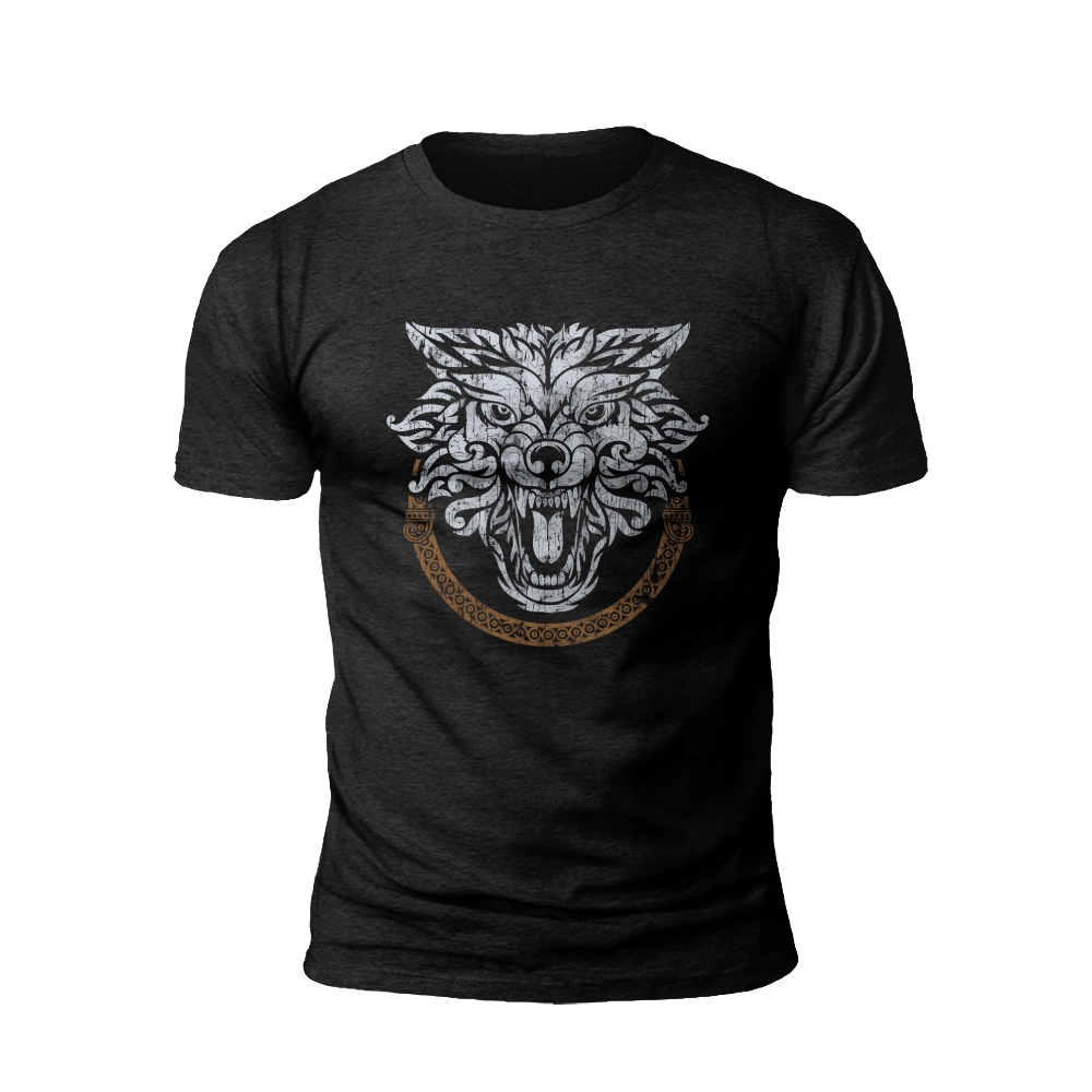 Fierce Guardian: The Wolf's Stare T-shirt