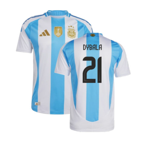 Argentinien Paulo Dybala 21 Home Trikot 2024-2025