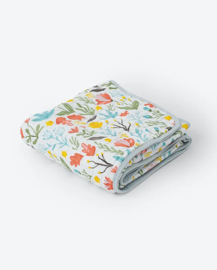 Original Cotton Muslin Quilt - Meadow