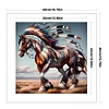 Indian Horse - 11CT Stamped Cross Stitch - 40*40cm - Animal