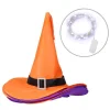 Halloween Chapeau de Sorci&egrave;re Rougeoyant Led Magicien