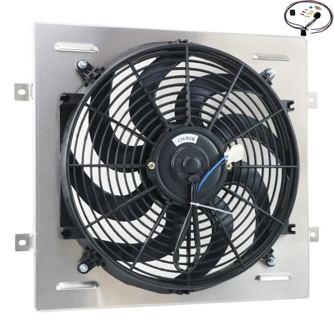 Alloyworks Aluminum Shroud Fan Relay For 1960-1966 Mercury Comet Ford Falcon Mustang Ranchero