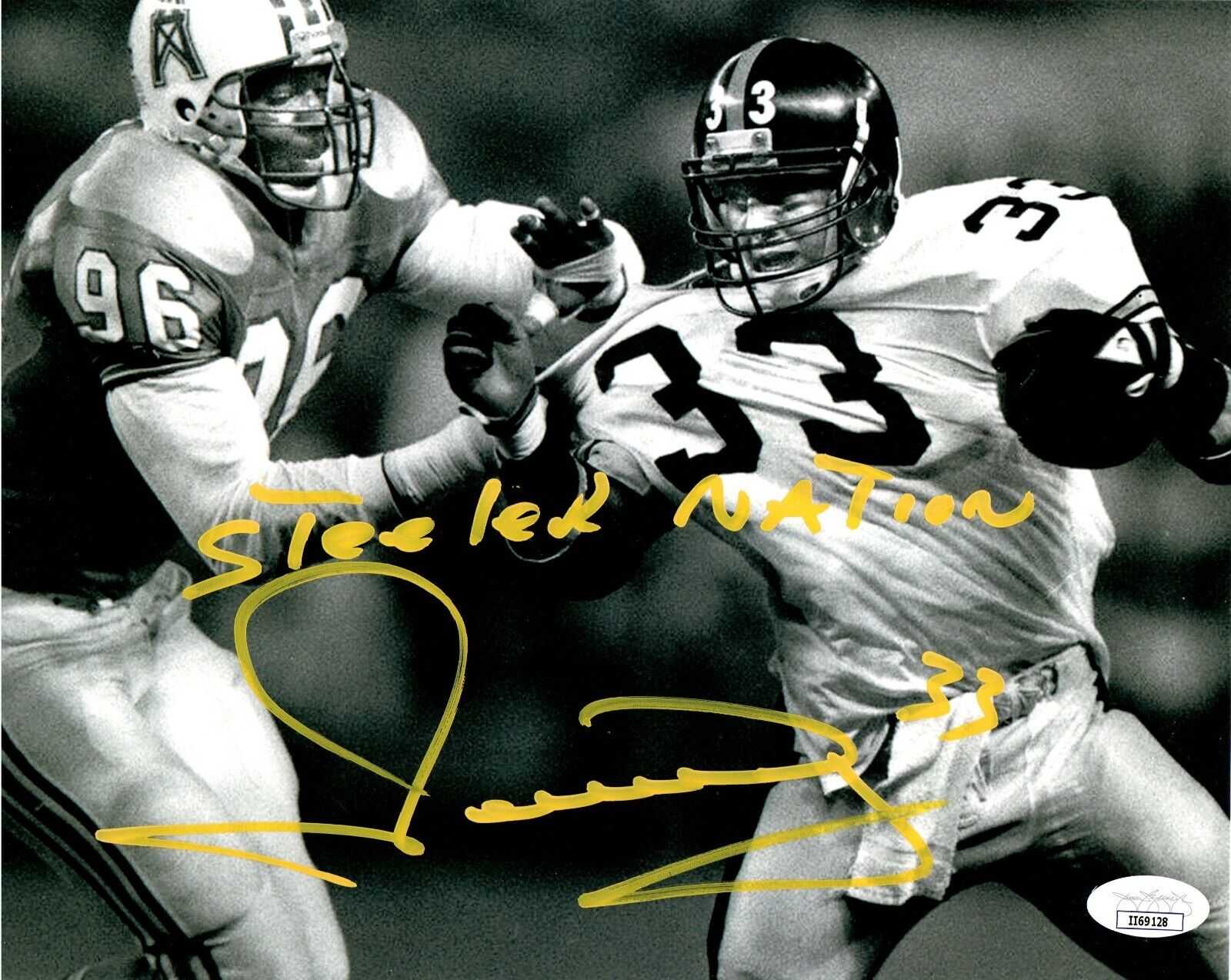 Merrill Hoge autographed signed inscribed 8x10 Photo Poster painting Pittsburgh Steelers JSA COA