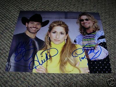 Trick Pony IP Signed 8x10 x3 W/ Heidi CD Photo Poster painting Sexy