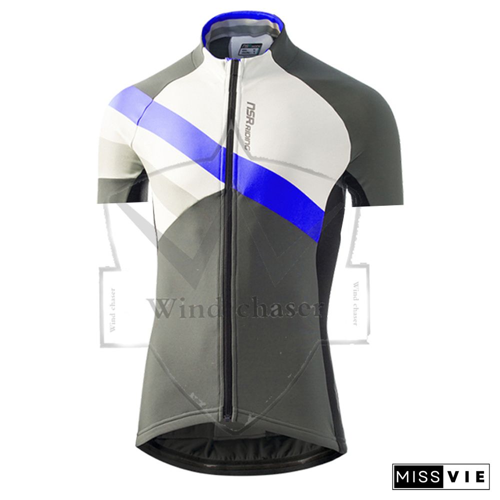 New Nsr Summer Short Sleeve Cycling Jersey Set Breathable Racing Sport Bicycle Jersey Cycling Clothing 여름 자전거 의류
