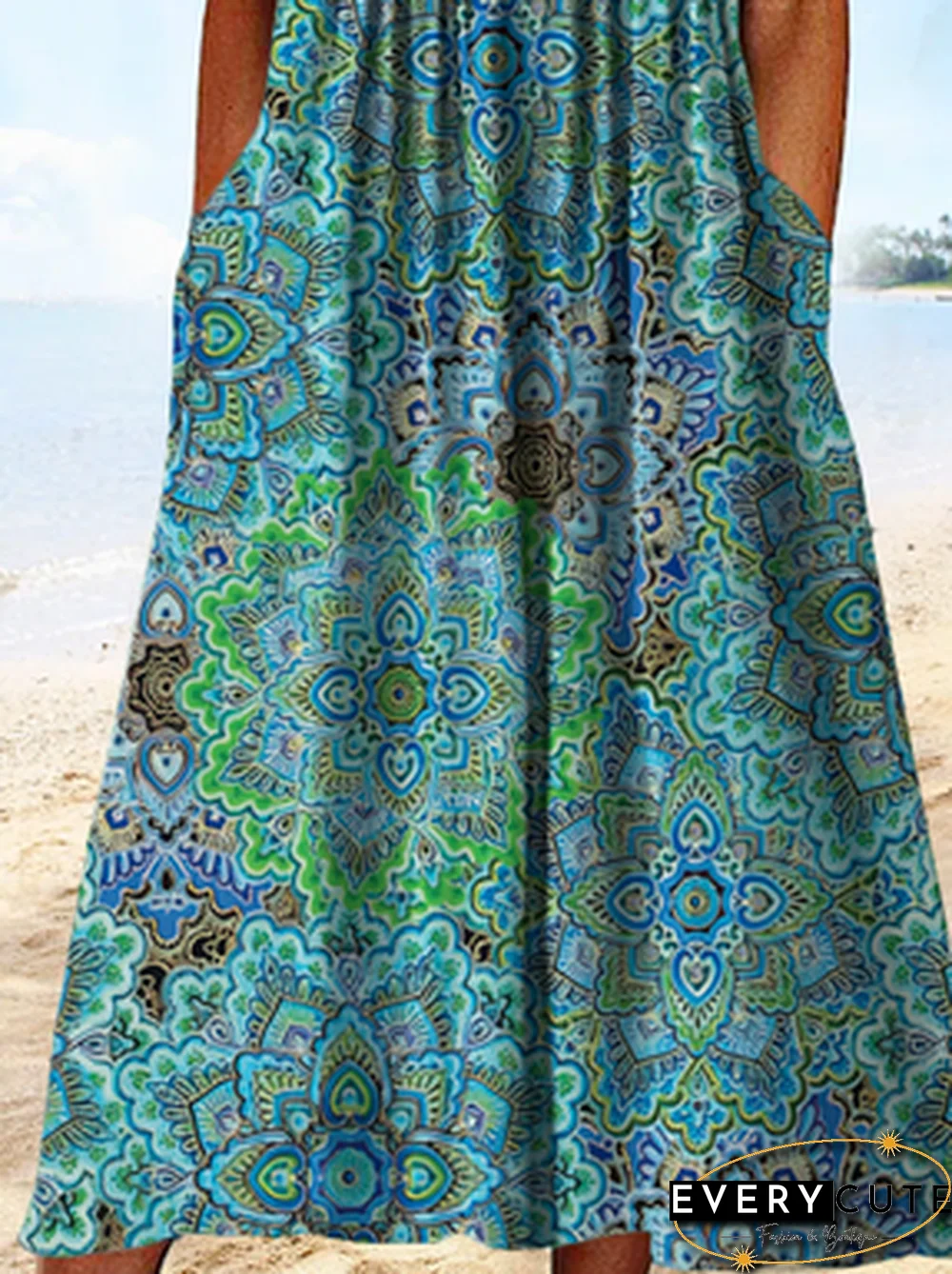 Plus size Boho Casual Short Sleeve Dress