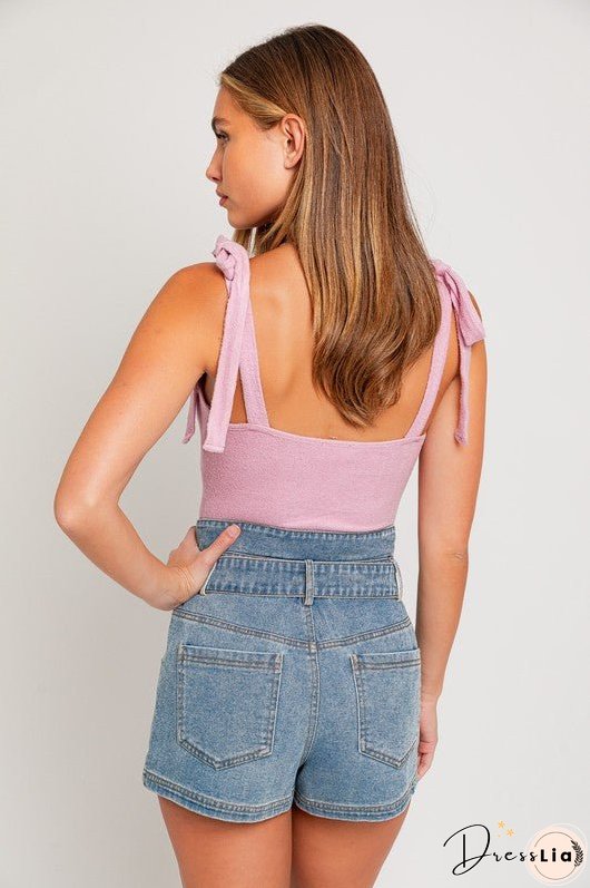 TAYLOR STRAP TIE BODY SUIT