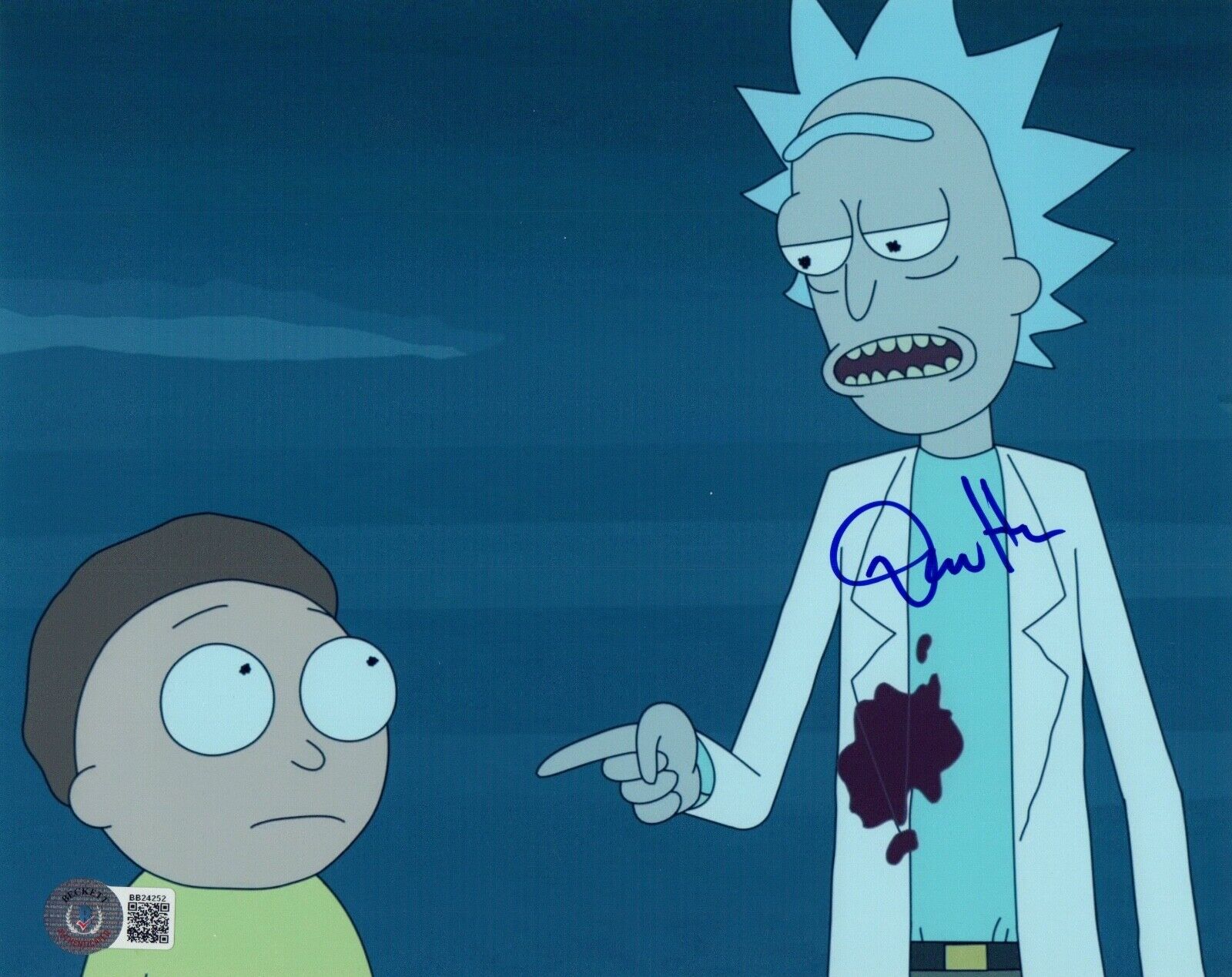 Dan Harmon Signed Autographed 8x10 Photo Poster painting Rick and Morty Creator Beckett BAS COA